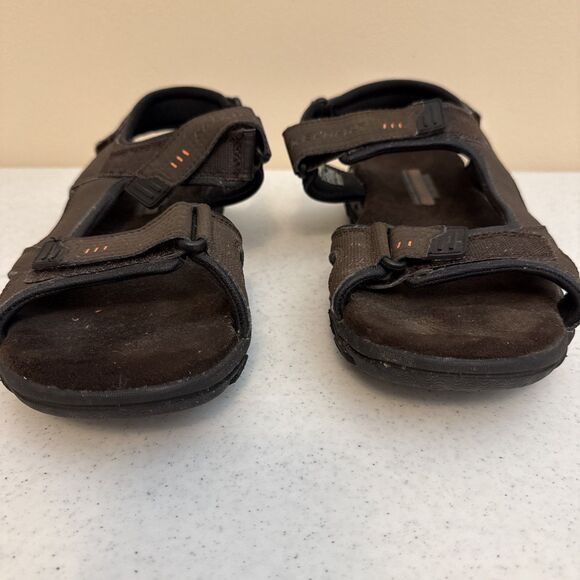 Skechers Relaxed Fit Memory Foam 360 Sandals Brown Men’s Size 10 SN 64487 - Picture 3 of 15